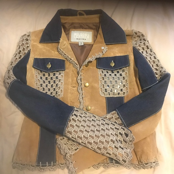 Wilson’s Leather & Denim Jacket - Picture 3 of 9